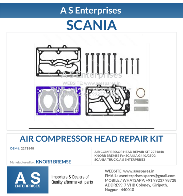 AIR COMPRESSOR HEAD REPAIR KIT