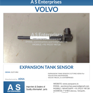 EXPANSION TANK SENSOR 21271982 ADSA For VOLVO FMX 460/FMX500, VOLVO TRUCK, A S ENTERPRISES